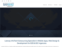 Tablet Screenshot of leewayinfotech.com